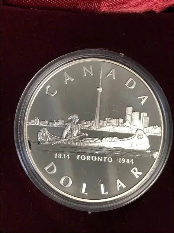 1984 Uncirculated Silver $1 Coin