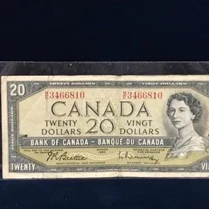 1954 Canadian $20 Bank Note