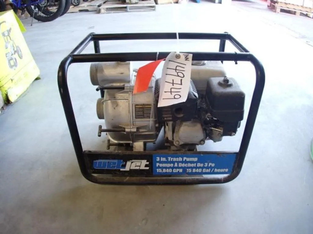 Wetjet 3 In. Trash Pump
