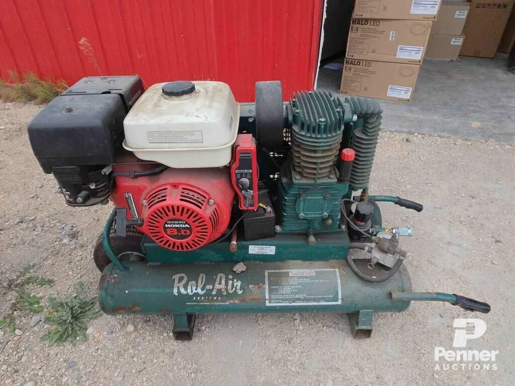 Gas Powered 2 Stage Air Compressor w/ Honda