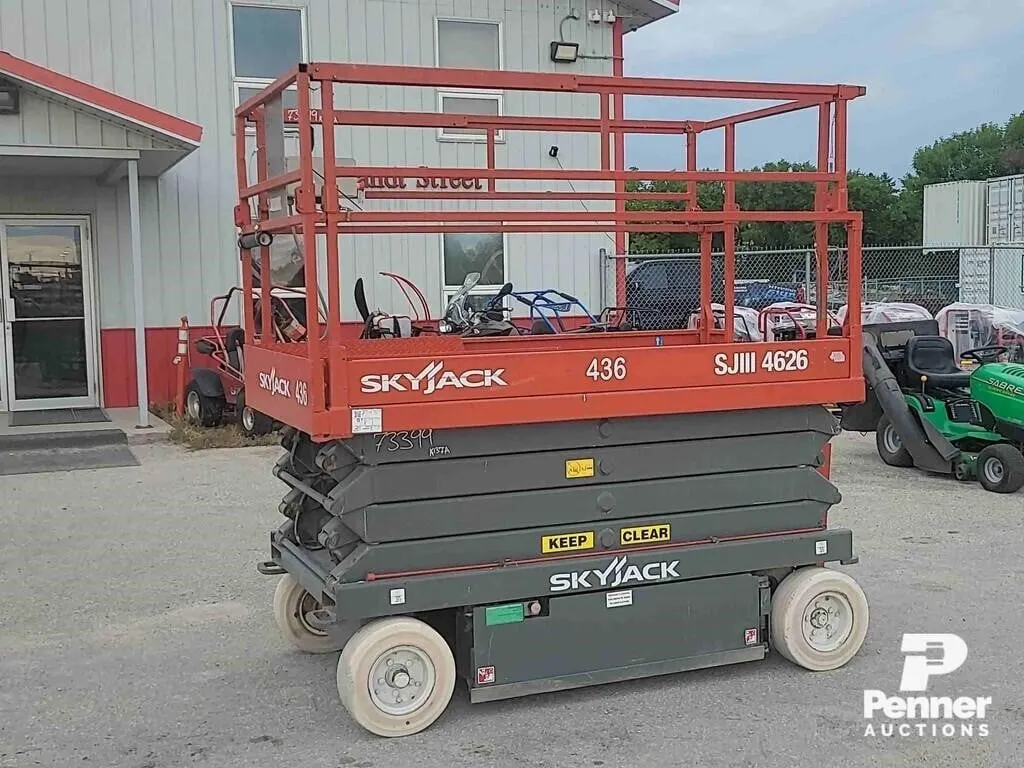 Skyjack SJIII4626 Scissor Lift w/ New Batteries