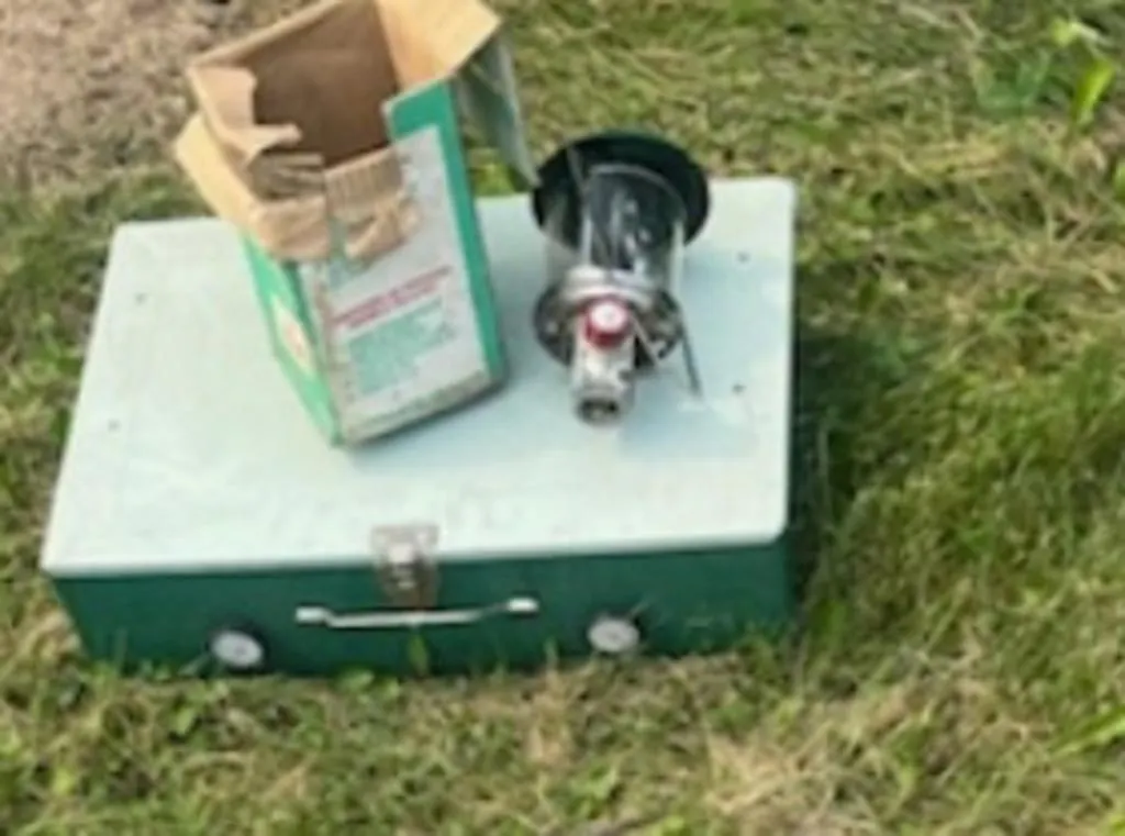 Camp Stove with Propane light