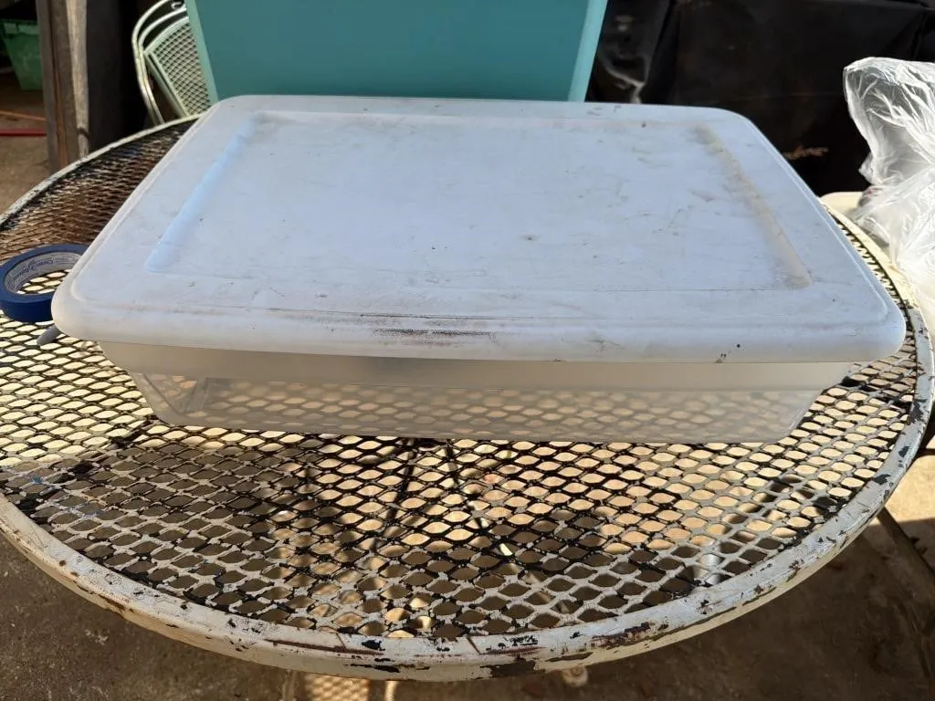 Tote with lid