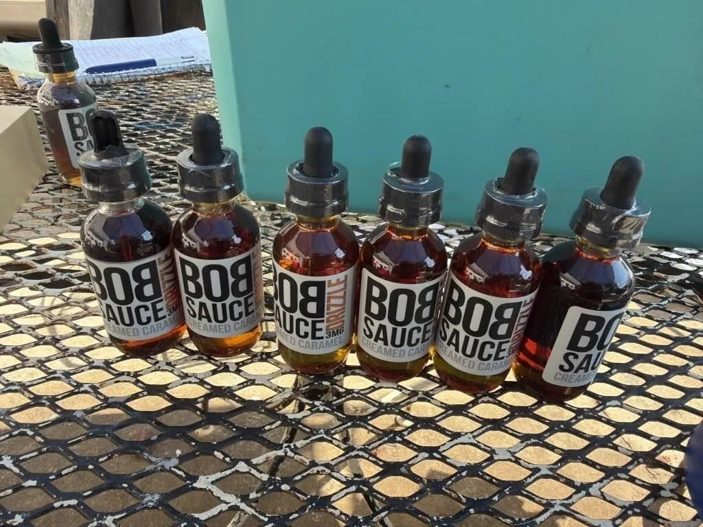 Six bottles of Bob sauce