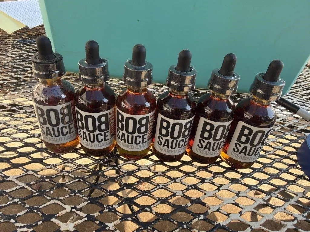 Six bottles of Bob sauce