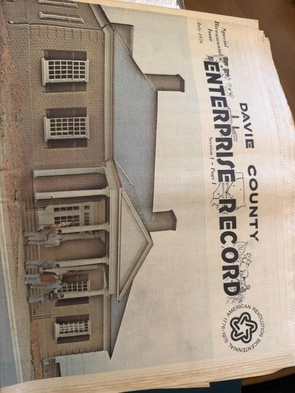 Davie county enterprise record July 1976 special