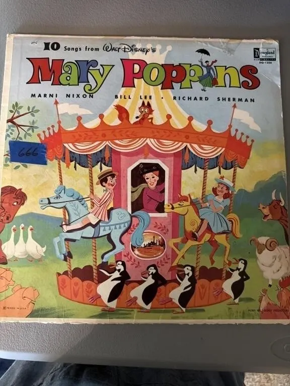 Mary Poppins "10 Songs " Record