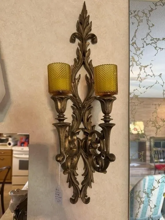 Home interior scon be with amber votive