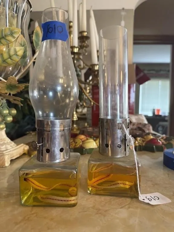 Vintage oil lanterns