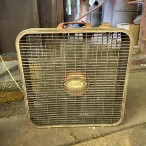 Three fans one is antique all them them work