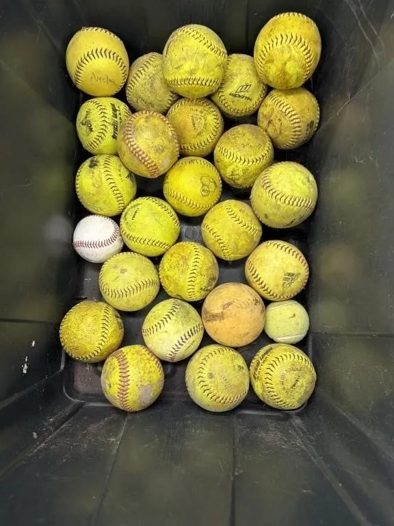 Box of soft balls