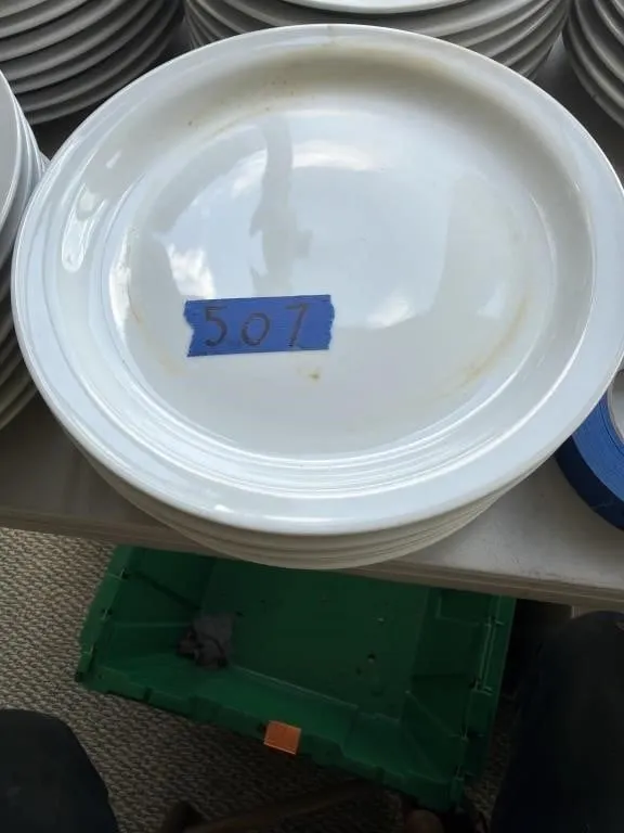 Eight glass plates