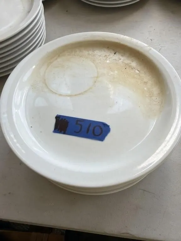 Eight glass plates
