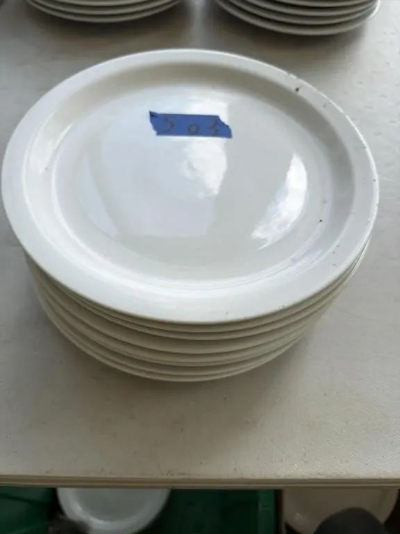 Eight glass plates