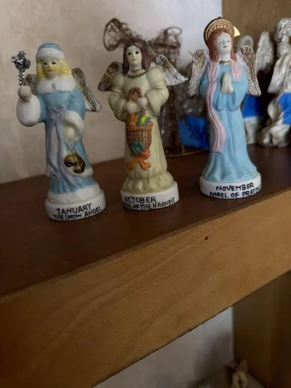 January angel of snow and October, angel of