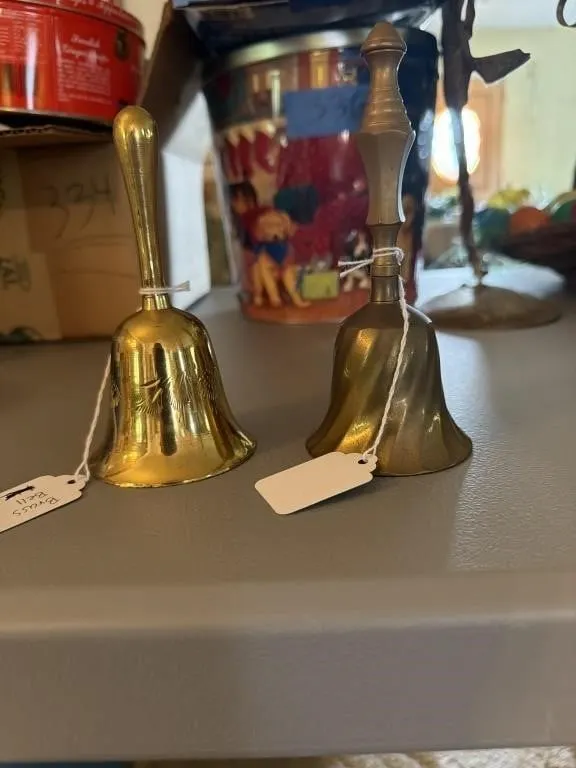Vintage brass bells