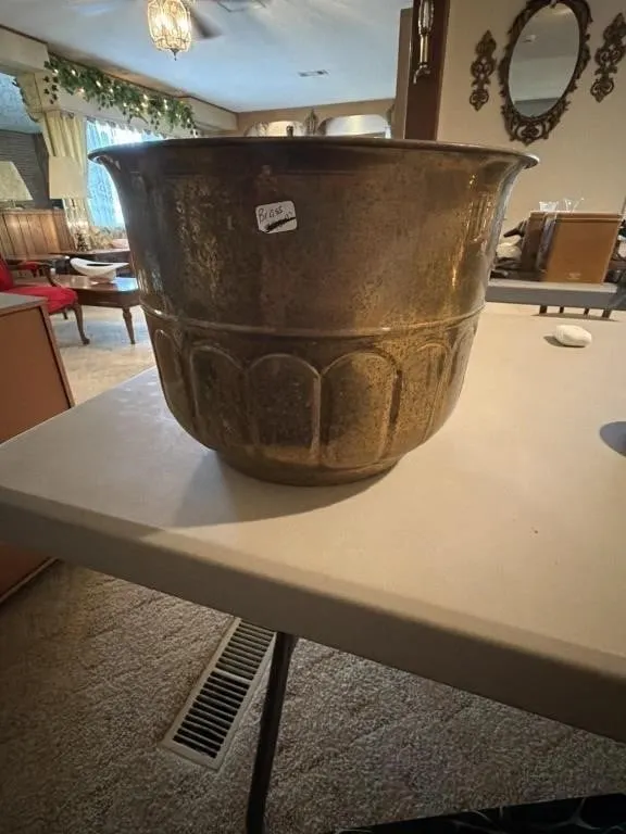 Brass basin