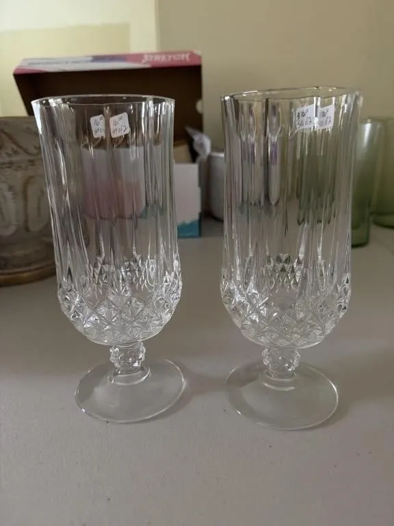 Two wine glasses