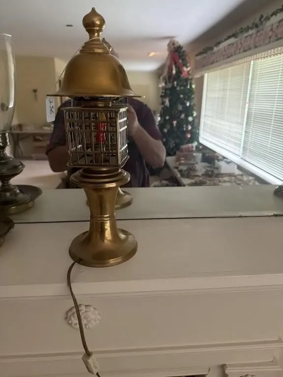 Vintage brass lamp