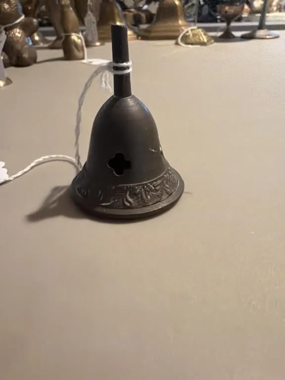 Vintage collectible antique brass bell