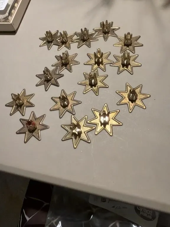 16 fairy star chime candleholder pieces