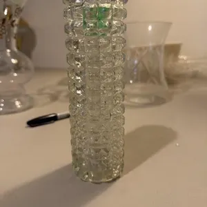 Vintage glass bud vase