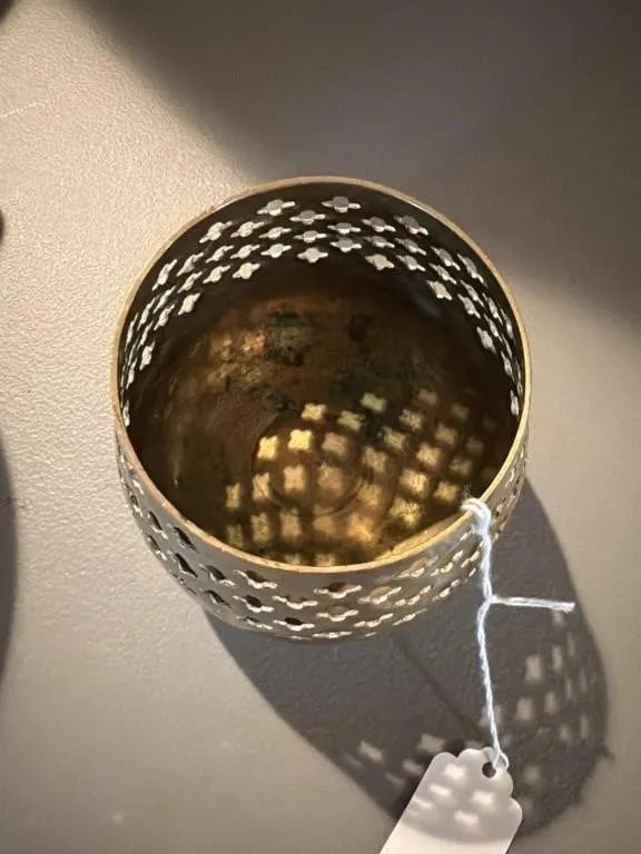 Vintage brass candle holder