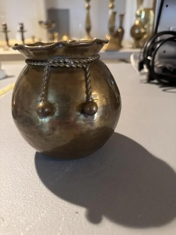 Brass vase