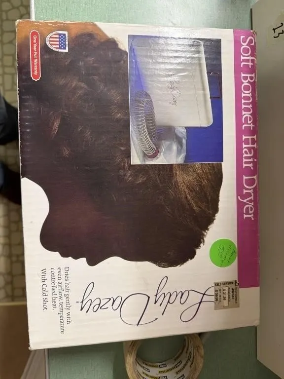 Soft bonnet hairdryer