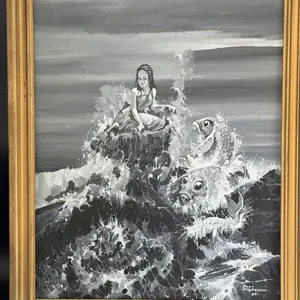 Don Stephenson 1984 Mermaid & Sea Creatures Original Painting