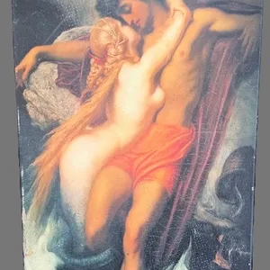 Fisherman and the Syren Classical Art Canvas Print Reproduction 21.5x14