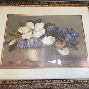 Joe Anna Arnett Magnolias Framed Print
