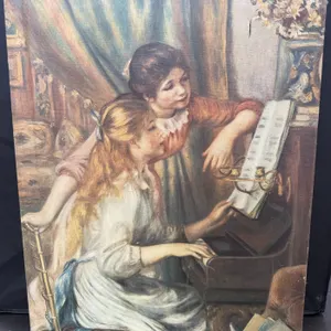 Renoir Young Girls at the Piano Canvas Art Print 22x28