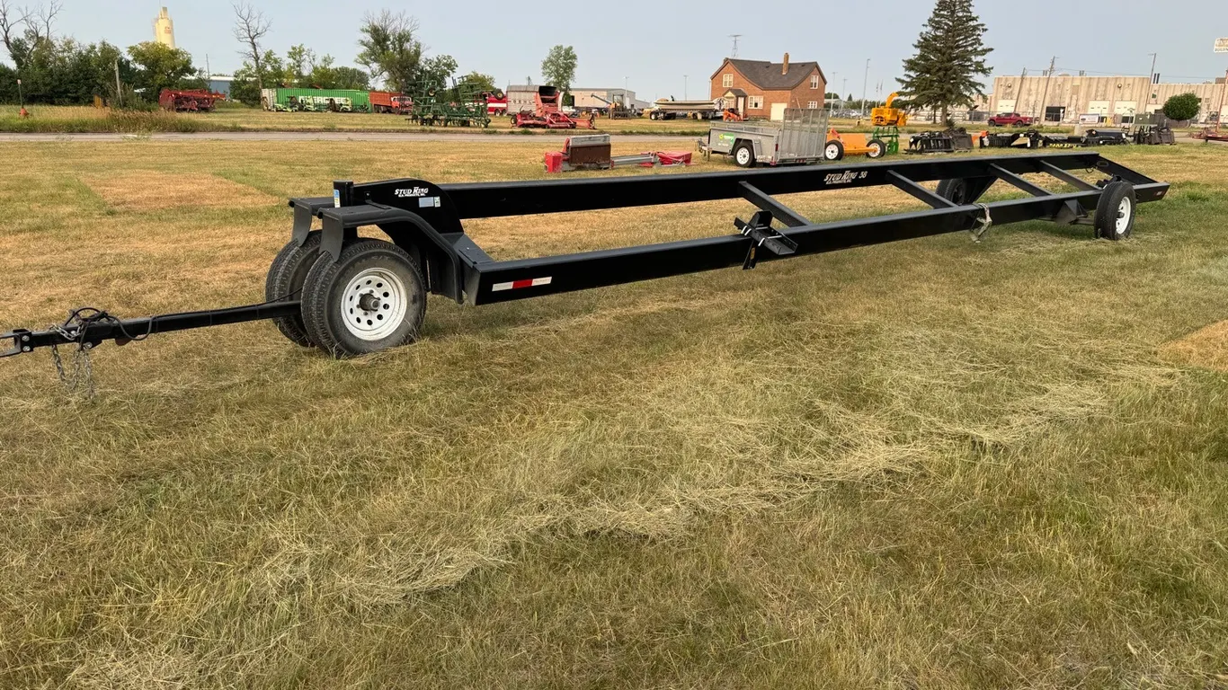 Stud King 38' single axle header trailer