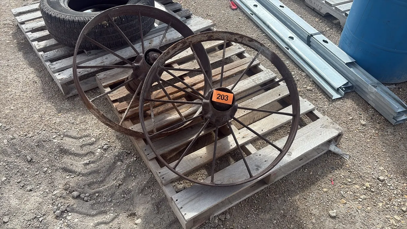 2 - Steal Wagon Wheel 30"
