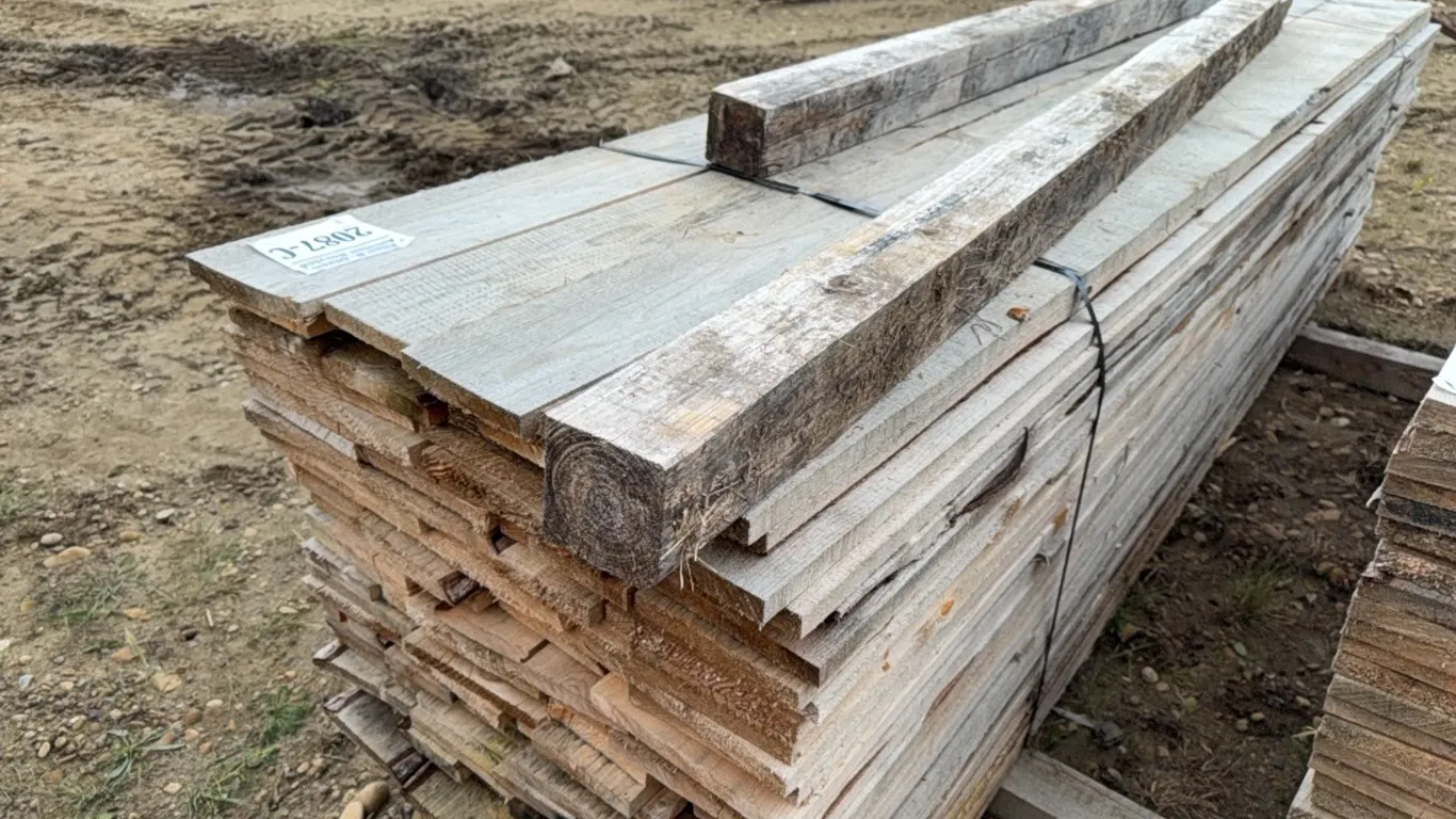 1 - LIFT 10' WIND FENCE BOARDS