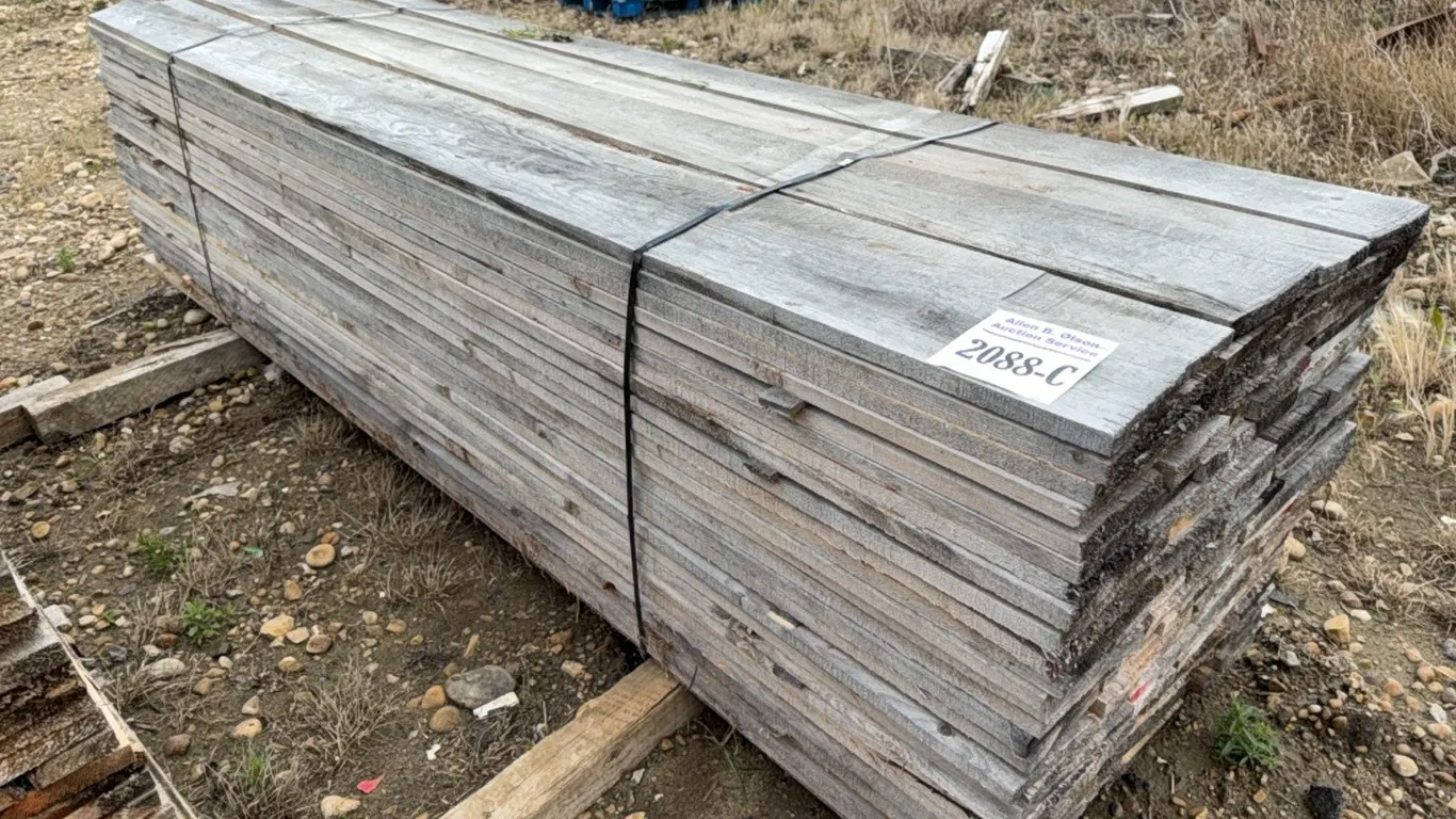 1 - LIFT 10' WIND FENCE BOARDS