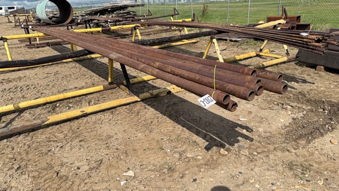 8 JOINTS - 2 3/8" x 30' DRILL STEM - SOLD PER JOIINT