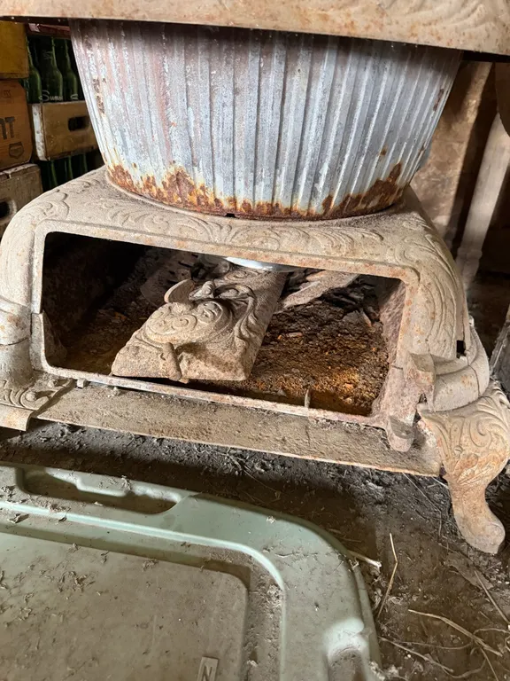 Antique parlor stove