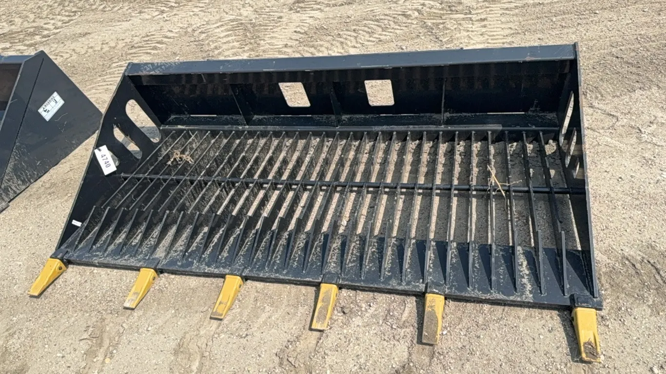 ID 4740 78" Skid Steer Rock Bucket