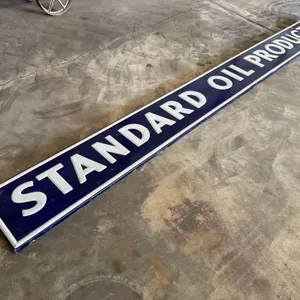 Standard Oil products metal sign