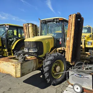2003 John Deere 6420 Cab Tractor RH & LH 75" Wing Mowers &	90" Rear Flail Mower  (24-10-1311-E, 24-10-1313-E, 24-10-1314-E)