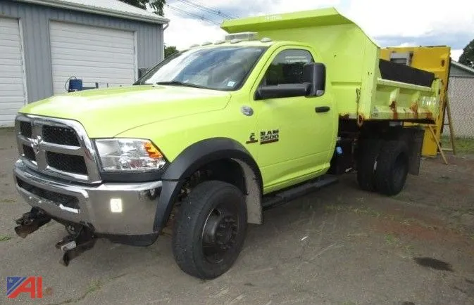 2016 Ram 5500 Dump Truck with Plow