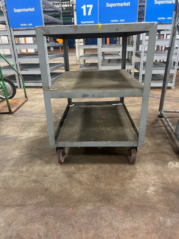 Little Giant 3 Shelf Heavy Duty Steel Utility Cart