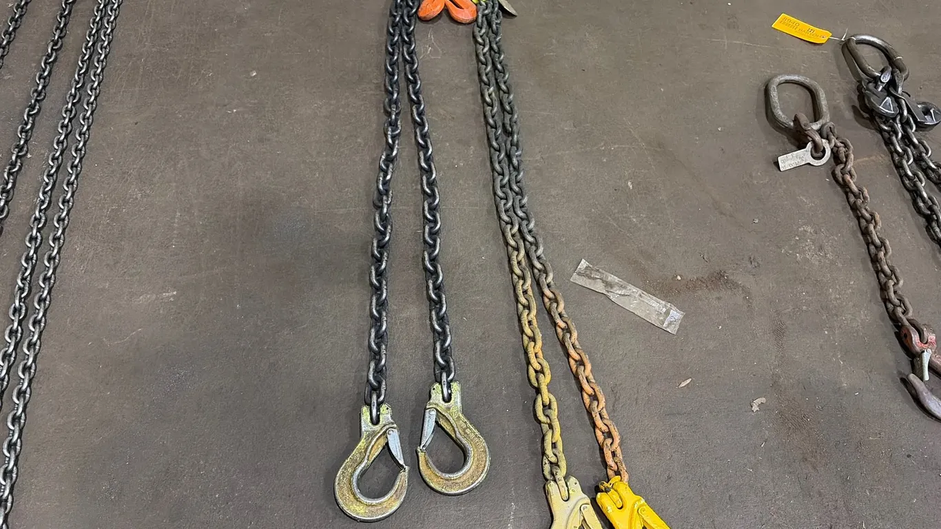 (2) Rockford Rigging 2 Leg Chain Slings