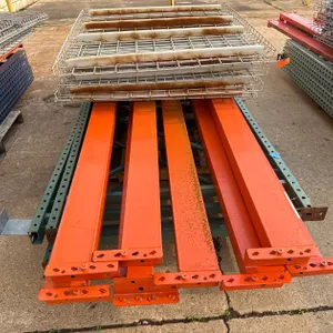 Pallet Racking with Cross Members, Uprights and Wire Racks