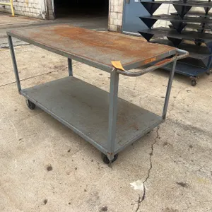 Little Giant Heavy Duty 2 Shelf Steel Utility Cart