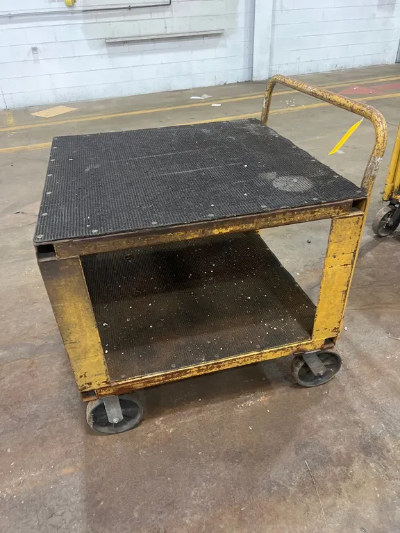 Heavy Duty 2 Tier Rolling Utility Cart