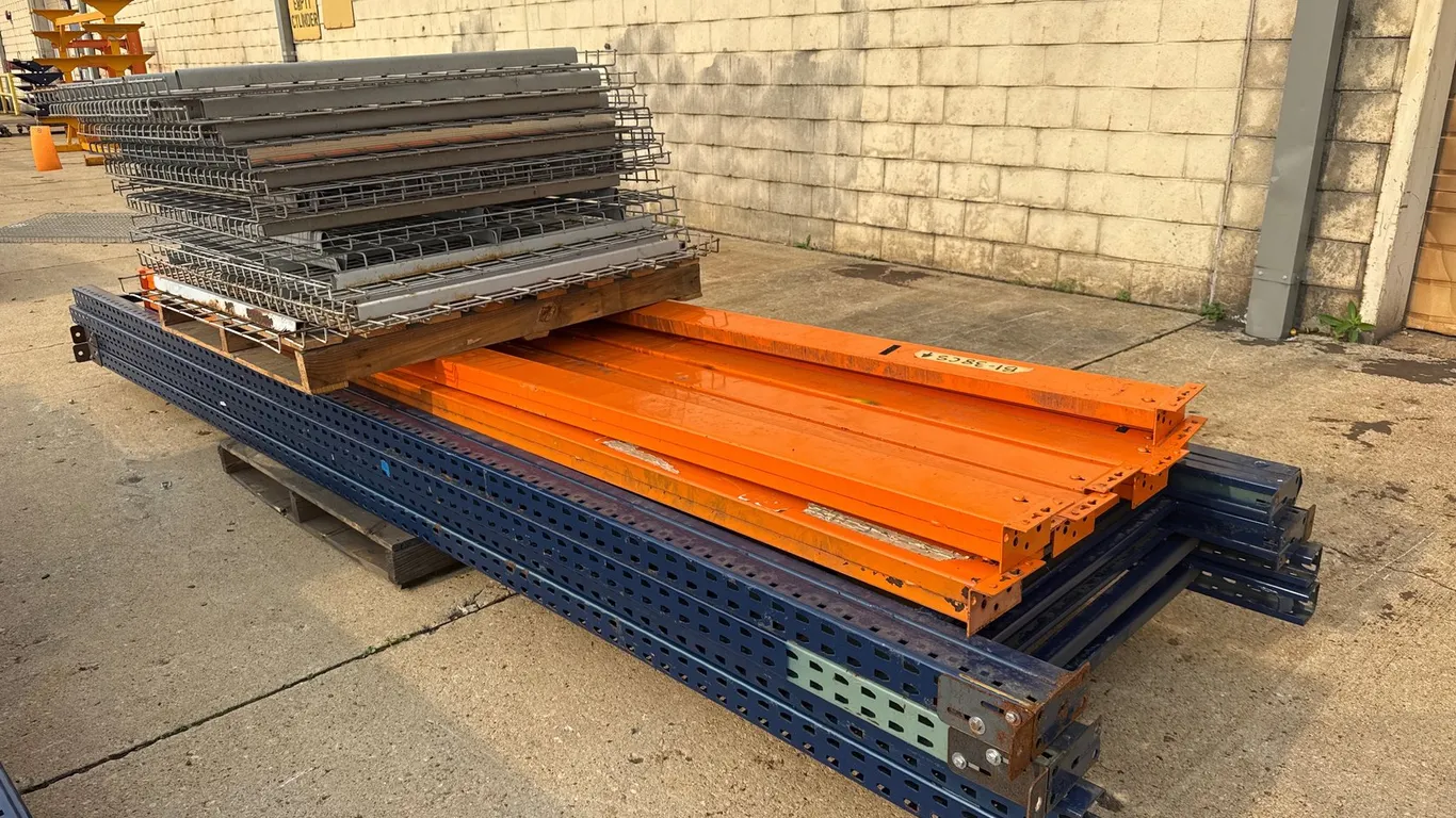 (2) Sections of Pallet Racking
