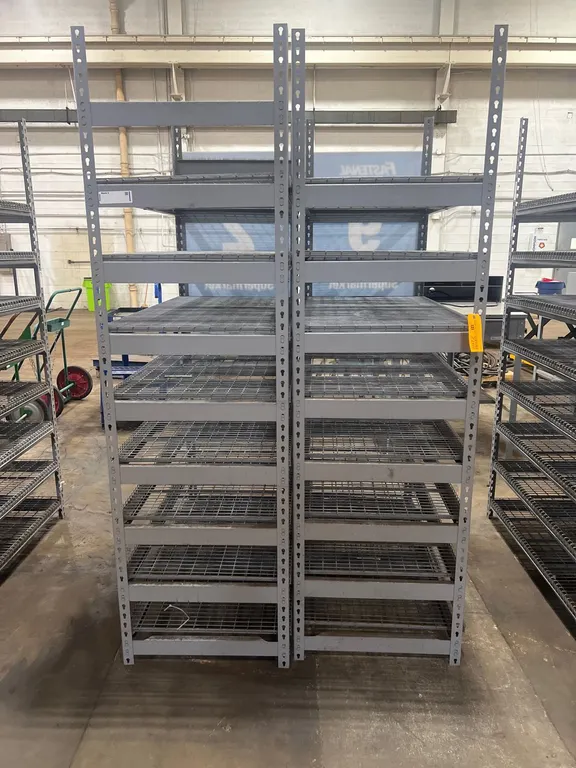 (2) Fastenal Wire Shelving Units